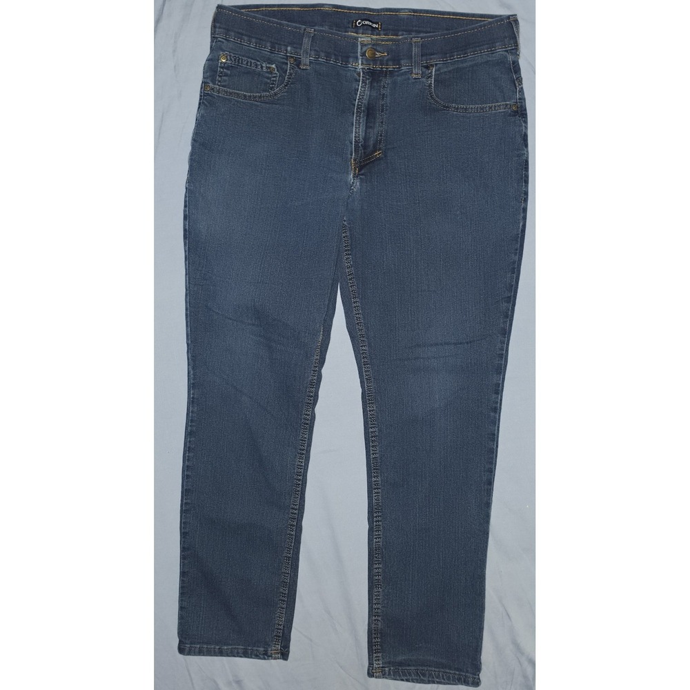 ORIGIN MAINE USA BLUE JEANS DELTA 68 RELAXED FIGHTER FIT SIZE 36x32